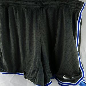 Nike Dri-Fit Men's Large Charcoal Gray & Blue, White, Purple Striped Shorts